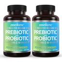 Zentastic Programtic & Prestics Supplement - 50 Milyar CFU - for Men & Women 's Ammune & Digetical Health - 16 Strain - Shelf Stable - 120 Delayed Vevgie Capsules