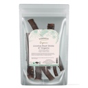 Starwest Botanicals Organic Dried Licorice Root Sticks 6 "- Herb for Loose Leaf Tea Blends, Candy, & Baked Goods, Cut & Sifted Kosher, Non-GMO