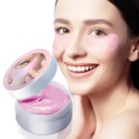 Rose Eye Mask -60 PCS- Bawah Mata Patch Mata Perlakuan Mask untuk Lingkaran Gelap Puffy Mata Bags Fine Lines Anti- Wrinkle dengan Acid Hyaluronic