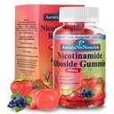 NAD Tambahan Gummies Sugar- Free, NAD Nicotinamide Riboside Resveratrol 900mg w.