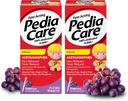 Bayi Acetaminophen Oral Suspension Liquid, Faust-Acting Reliever Infant / Fever Reducer dengan Easy- to Gunakan Syringch, Nol Alkohol atau Aspirin atau Ibuprofen, Grape Flavor, 1 fl oz (2 Pack)