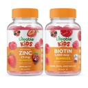 Lifeable Zinc 25mg Kids + Biotin Kids, Gummies Bundle