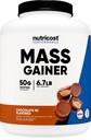 Nutricost Mass Gainer (Chocolate Peanut Butter Flavor, 6.7 LBS) 50 Grams Protein Per Serving - Non-GMO