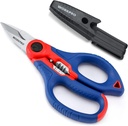 Gunting Listrik Stainless WorkPRO, 6.4 "Teknisi Profesional Shears dengan Wire Stripper untuk Soft Cable (Tidak Cocok untuk Penggunaan Diving)