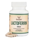 Lactoferrin 250mg per Serving (60 Capsules) Patented Bioferrin Lactoferrin - Superior Iron Superior Deficiency and Imune Support by Double Wood Supports
