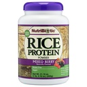 NutriBiotic - Mixed Berry Rice Protein, 1 Lb 5 Oz (600g) adalah 124; Low Carb, Keto- Friendan, Vegan, Raw Protein Powder 124; Grown & Processed Without Chemical, GMO atau Gluten 124; East to Digest & Nutrients & Rich