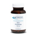 Pemeliharaan Metabolik Zinc Picolinate 30 mg - Zinc Tambahan untuk Pria dan Wanita dengan Vitamin C, Pure Mineral Dukungan Kompleks untuk Kesehatan Imune, 30mg Per Capsule - 90 Capsules