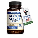 Darah Gula Kesehatan Alam 20 Herbs dan Vitamin dengan Cinnamon, Alpha Lipoic Acid untuk Mendukung Kesehatan, Bukan-GMO, untuk Wanita Pria, Mendukung Tingkat Energi Sehat - 60 Herbal Pil - 30 Hari Supppply
