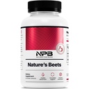 Nature 's Pure Blend Organic Beet Powder Capsules - Beet Root Kapsul & Beats Suplemen untuk Circulation - L Arginine - Nitric Oxide Suplemen - 1500MG