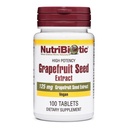 NutriBiotic - Table Ekstrak Benih Jeruk 125mg, 100 Count 124; Premium Tingkat GSE dengan Bioflavonoid 124; Impositiune & Overall Health Support 124; Easy to Swallow 124; Vegan, Gluten Free, Non-GMO