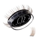 Lashify Curl 12mm Gossamer Extensions Refils, Ash Color, DIY False Lashes for a Natural Look