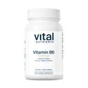 Visi Nutrients Vitamin B6 B6; Vegan Methylated B6 Vitamin for Nervous System, Muscle, Bone Health *