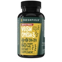 Vegan Omega 3 DHA: Algae Oil, Most Reviewed, Carrageenan Free, Sustainable, Test, No Heavy Metals, Fish Oil Alt, Plant Based Omega. Mendukung Jantung, Otak, Kesehatan Gabungan w / DPA