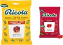 Ricola Original Natural Herb Cough Suppresant Throat Drops, 45 Drops, Fights Coughts Natural, Soothes Throat Throats Relief & Cherry Throps, 45 Count