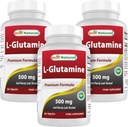 Terbaik L- Glutamine 500mg, 250 Tablet (250 Cacah 3))
