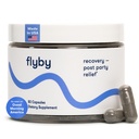 Flyby Recovery Supplement - All The Hang, Without The Over - with Milk Thistle, Vitamin C, Activated Arang, and Apple Cider Vinegar - Pre & Post Drinking Formula (80 Count)