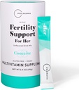 Support sebelum Fertilitas Bedak-nya, Suplemen Multivitamin Untuk Mendukung Fungsi Ovutalasi Normal dan Egg Quality, Gluten- Bebas, Vegan, Tanpa Rasa, 28 Single- Serve Packet