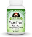 Sumber Vegan True, Vegan Force Multiple, Advanced Energy Formula untuk Vegan * - 60 tablet