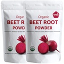 Imasa Organic Beet Root Powder, Plant Based, Vegan, Gluten- Free, Beetroot Superfood for Baking and Cooking 1 lb 16 oz 453 gma