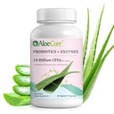 AloeCure Daily Progities 10 Milyar CFU untuk Dukungan Digetical 8 Strains, 6 Pregories & Enzymes - Digetical Suplemen dengan Bromelain untuk Perempuan & Pria - Gut Dukungan, Relief Digetical, 30 Caps