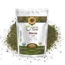 Kosher Rebaudiana - Kosher & USDA bersertifikat 124; NO-GMO & Gluten Free 124; Natural Sweetener 124; 100% Raw dari India (1 / 2LBS / 8Oz)