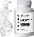 NAD + Tambahan dengan CoQ10 200mg, PQQ, Nicotinamide Riboside, Shilajit untuk Anti Aging Skin & Cell Vitalitas Kembang Panjang # 1 Dibuat dengan Himalaya Shilajit dan NAD - 30 Vevgie Capsules