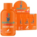 Goilla Mode Energy Shots (6- Pack) - Energi Shots for Enhanced Focus & Energy, Sugar- Free, Fast-Acting, ProgerFormula dengan Vitamin & Natural Extracts (Orange Rush)