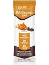 Life Extension Wellness Bar (Peanut Proteat Chocolate Chip) - 16 g of Protein, 8 g of Fiber, 3 g Sugar - Cacao Chocolate Chips, Whey Protein Isolate Blend - Snack Bars, Gluten- Free-Individually
