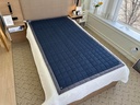 Pounding Single Mat- Stainless Steel Fabric, 39x79 inch (Navy)