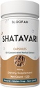 Shatavari Capsules 500mg 124; konsentrasi 10: 1 Ekstraksi 124; Asparagus asparagus aspermous Root Herbal Suplement 12.4; Non-GMO, Gluten- Free, Tradisional Hermula Formula (120 Count (Paket 1)