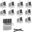 (80 Pcs) Cerustop Wax Guard Filter for Hearing Aids Supplies for Phonak, Hearing Aid Wax Report, Widex and Unitron, Hearing Aids Replacement Parts Kit Accessories Tool (10 Packs)