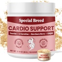 Special Breed Cardio Support for Dogs - Heart Health Support with Taurine, CoQ10, Organic Hawthorn Berry, Powder Suplemen, 120 Scoops, 3.14 oz