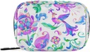 Burung watercolor Paisley Pill Box 7 Day Pill Case Case Travel Travel Travel Organizer Bag dengan Zipper Kasus Portable Weekly Compact Ukuran Perbaikan Kasus Vitamin