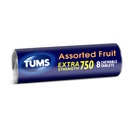 TUMS Ekstra Kekuatan Antax Tablet untuk Relief Heartburn dan Relief Inditraffic Acid, Didukung Fruit Flavors - 8 Count Roll