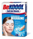 Jadilah Kool Cooling Relief untuk Migraine, Sheets Soft Gel, 4 Sheets (Paket 4)