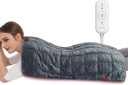Comfytemp Weighted Heating Pad 17 "× 33" for Back & Cramps, Extra Electric Heat Pad, Birth Days Gifts for Mom Women Dad, Full Body Heated Pad, Deeper Muscle & Pain Relief