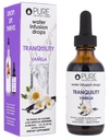 Inventions Tranquility Murni - Supports Relaxation - Vanilla dan Chamomile - Air Infusion Drops - No Sugar, Calories, or Artificial Sweeteners - 60 Servis - 2oz