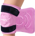 Pack Es APEXUP untuk Relief Pain Knee, Perban Berbahan Ulang Besar Setelah Operasi, Paket Dingin Fleksibel Gel untuk Injuries, Relief Sakit untuk Kembali, Bahu, Elbow, Ankle dan Leg (Pink, L, 1PK)