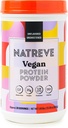 Natreve Vegan Protein Powder - 25g Tanaman Based Protein Powder dengan Prograine dan Acids Amino - Gluten Free & Unflamited, 20 Servis