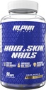 Rambut Suplai Alpha, Kulit, Nails Suplemen Perempuan - Vibrant HSN Kesehatan dan Kekuatan dengan Biotin, Collagen, dan Vitamin untuk Mendukung Pertumbuhan Rambut, Ketebalan, dan Skin Radiance - 90 Capsules