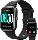 GRV Smart Watch for iOS and Android Phones (Answer / Make Calls), Watch for Men Women IP68 Waterproof Smartwatch Fitness Tracker Watch with Heart Rate / Sleep Monitor Steps Calories (Black)