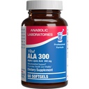 Alpha Lipoic Acid 300mg - Clinical Formula ALA Suplement for Liver Eye Eye Mitokondria Energy Antioksidant & Nerve Dupport - Non-GMO Soy Free & Easy to Swallow Softgels - 60 Servings