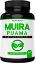 Muira Puama Root Extract 1000mg for Men and Women - Premium Capsules - 60 Count - Zero Fillers - Ketiga Pay Test - Gluten Free & Non-GMO - USA Membuat - Jaminan Kualitas - Teruji untuk Potensi & Kemurnian