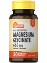 Sundance Magnesium Glycinate Capsules 124; 665 mg 124; 50 Quick Rilis Pil 14; Non-GMO dan Gluten Free Supplemen
