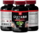 Kehilangan rambut untuk Pria - Rambut Abu-abu Kompleks - Solusi Alam - Hasil yang Kuat, Vitamin Rambut Zinc, Biotin Suplemen, Paba, Biotin Suplemen untuk Rambut dan Nails, Rambut Abu Vitamin, 1B 60 Caps