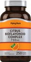 Piping Rock Citrus Bioflavonoid Complex 124; 750 mg 124; 250 Caplets 14; Non-GMO, Gluten Free Supplemen