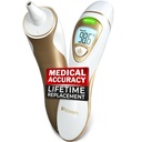 iProvèn Pro Series 124; Ear Thermometer dengan Non-Touch Forehead Fungsi 124; Accuracy Superior untuk Dewasa, Anak-anak, Bayi 124; Premium Digital Thermometer untuk Dewasa dan Semua Ages