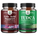 Bundle of Herbal Uric Acid Cleanse and Detox and Advanced TuDCA Liver Suplement