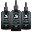 Bossman Jelly Beard Oil for Men - 3 Pack (12 oz in Total, Magic Scent) - Softens, Moisturizes & Conditions with Natural Ingreations