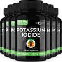 Potassium Iodide Polls Tablet - 7- Pack 130mg Servis Total 420Tablet -Dr Emys Potasium Iodide tablet